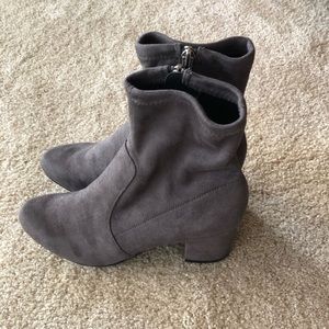 Grey booties